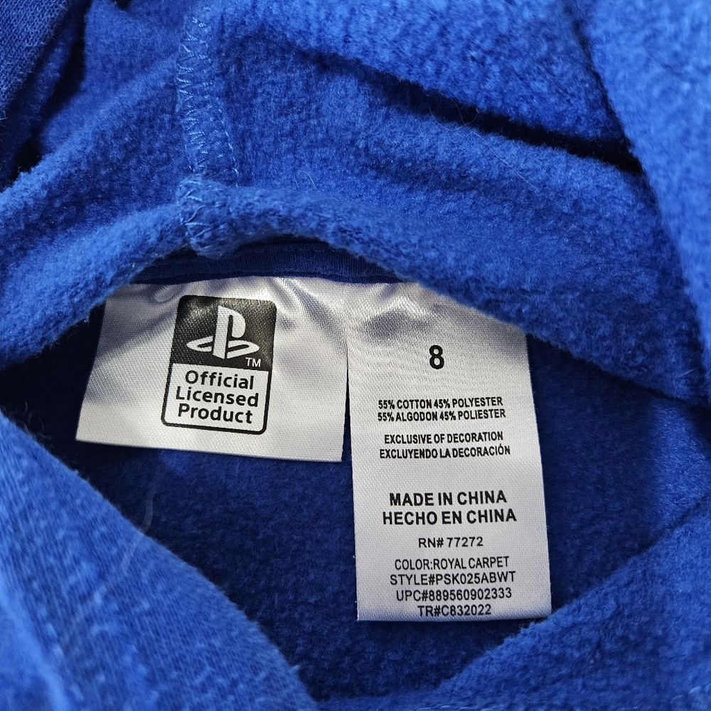 Sony PlayStation Blue Hoodie - Picture 3 of 3